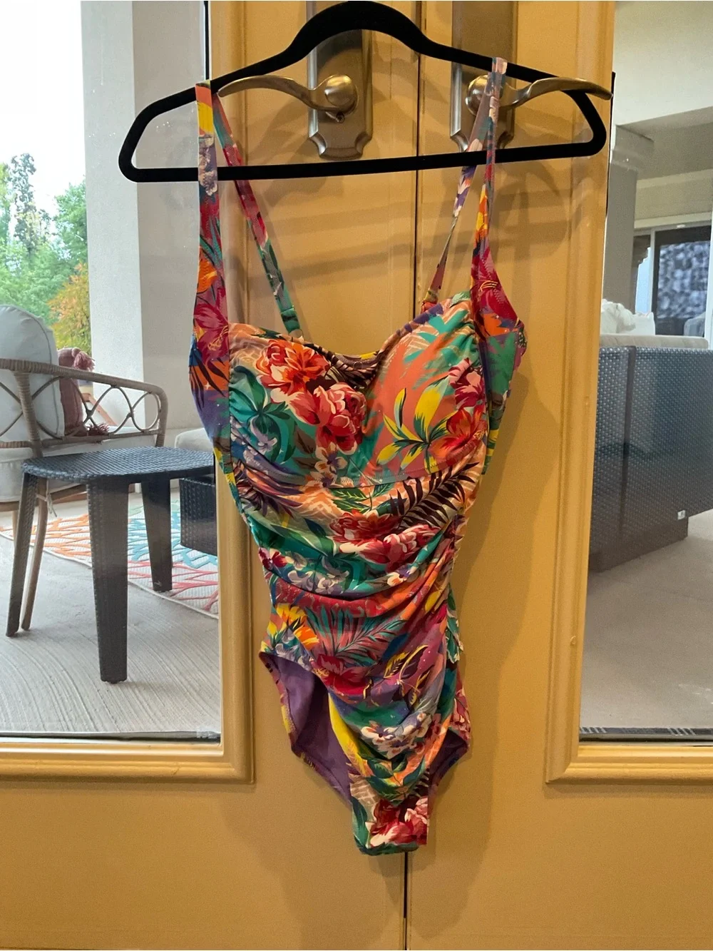 Johnny Was NEW with Tags XL Marilyn Ruched One Piece